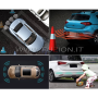 KIT 8 FRONTE/RETRO PARKING SENSES WITH DISPLAY LED INVISIBILI