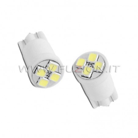 LAMPADE T10 W5W 4 LED SMD FUTION