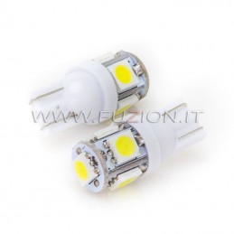 LAMPADE T10 W5W 5 LED SMD FUZION