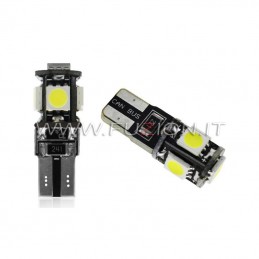 LAMPY T10 W5W 5 LED CANBUS FUZION