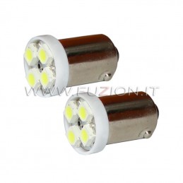 LAMPY BA9S H5W 4 LED SMD FUZION