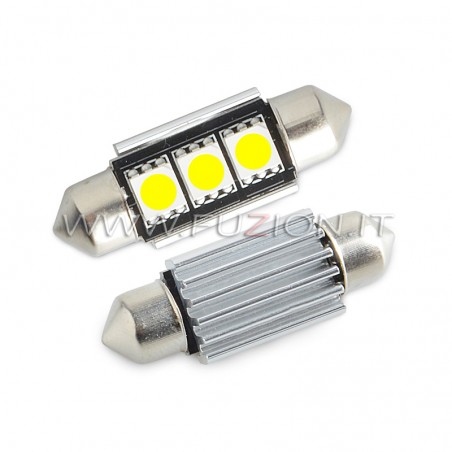 C5W C10W 3 LED CANBUS FUZION