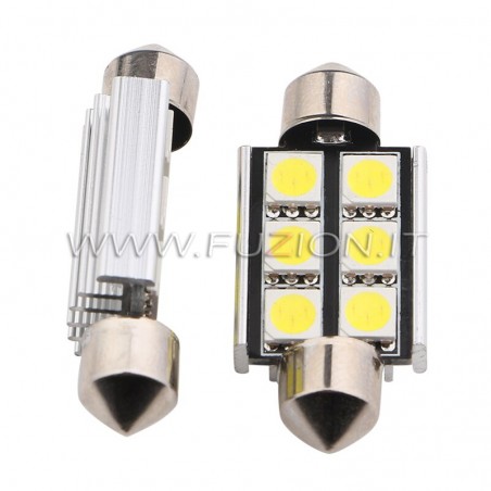 TORPEDO LAMPE C5W C10W 6 LED CANBUS FUNKC