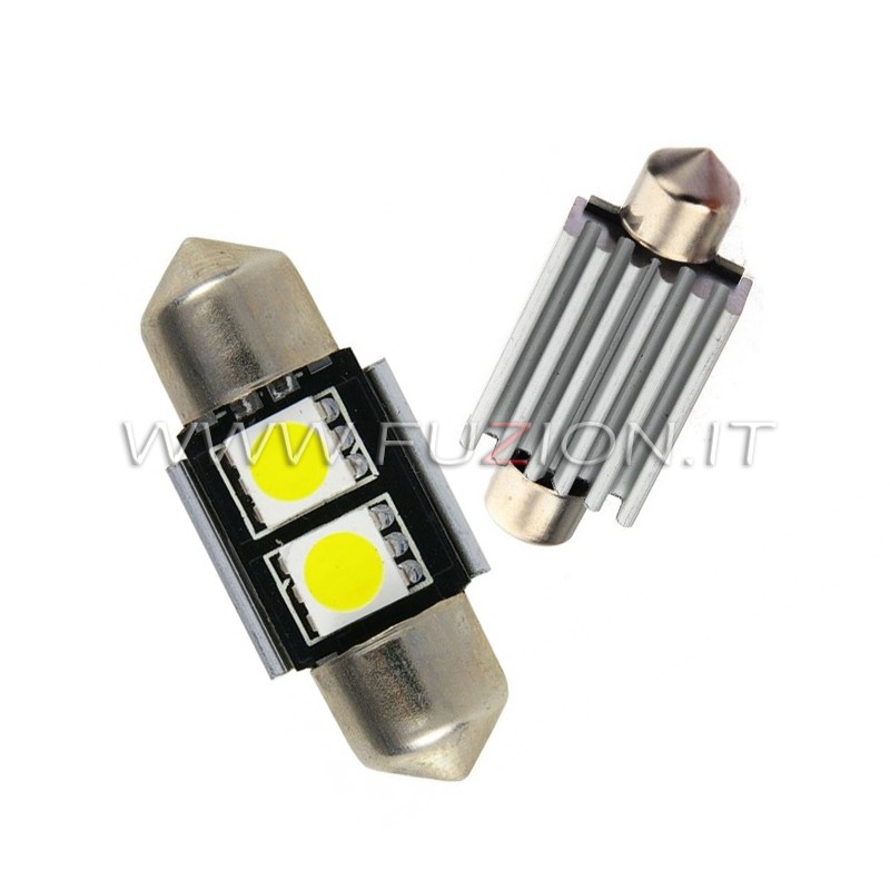 LAMPADE SILURO 31MM C5W C10W 2 LED CANBUS