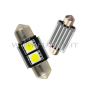 LAMPADE  SILURO 31MM C5W C10W 2 LED CANBUS FUZION