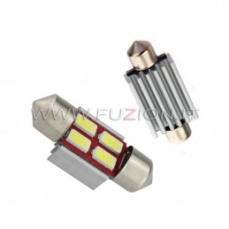 LAMPADE SILUDE 31MM C5W C10W 4 LED CANBUS FUZION