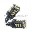 Lampen T20 7440 W21W 18 LED CANBUS wit,