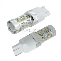 LAMPY T20 7443 W21/5W 50W LED CANBUS FUZION