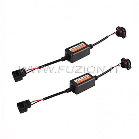 KIT MODULI H16 5202 FILTRO RESISTENZE CANBUS LED NO ERROR FUZION