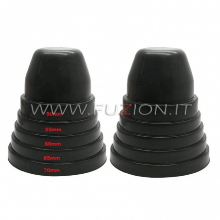 UNIVERSAL HEADLIGHT COVER XENON LED CAPS OF 50