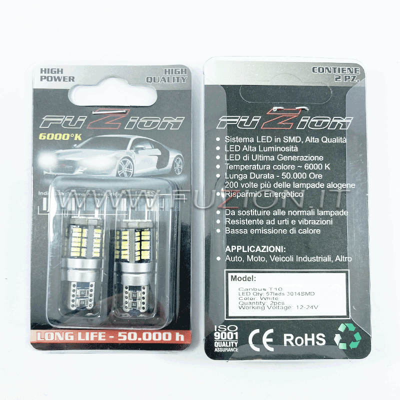 Ampoule LED T10 W5W Verte 12V - Pour Veilleuses Voiture/moto - 140 Lumens, 2W - Neuf Allemagne