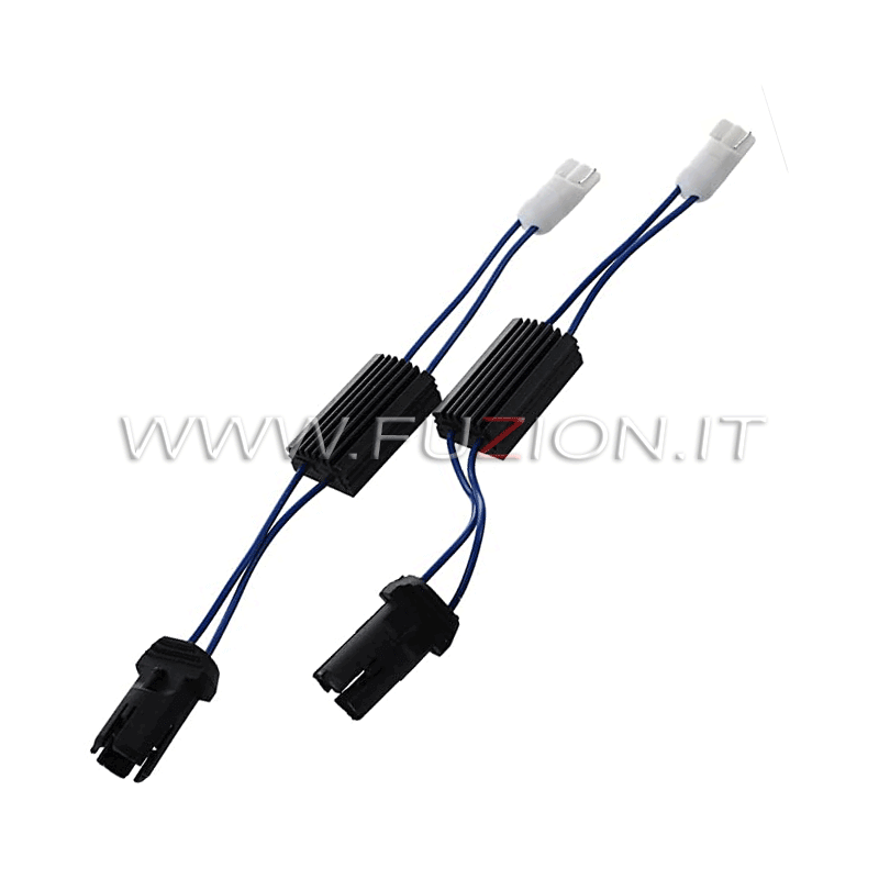 2 resistori alloggiamento in alluminio 10 W 5 Ohm Bobinato per convertitore LED con asta 5 W5RJ