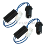 LED RESISTENZE T10 W5W PLUG AND PLAY SPEGNI SPIA FILTRI CANBUS NO ERROR FUZION