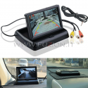 Intrekbare monitor 4.3 "HD Full LED-kleur TFT