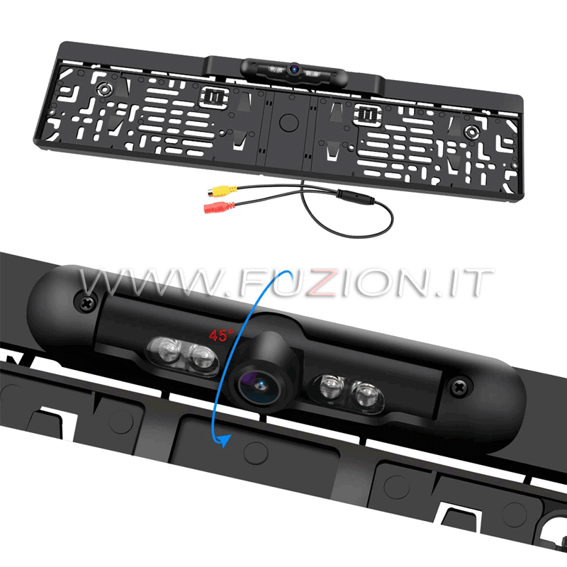 Telecamera Di Retromarcia Impermeabile IP68 Con Visione Notturna 170° E 7 LED - Per Auto, Furgoni, Monitor