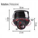 MINI KAMERA 170° HD U BOJI