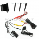 Parkeersensor Kit met HD-achteruitkijkcamera
