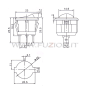 CIRCULAR BILANCIERE ON-OFF-ON 20mm. FUZION