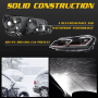 FARIES FOR GOLF 7 MK7 VII VAN VARIANT TDI DAL 2012 AL 2017 LUCI ANT LED