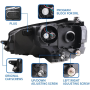 FARI FULL LED POUR GOLF 7 MK7 VII VAN VARIANT TDI DAL 2012 AL 2017