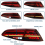SET FARI POSTERIORI DESTRO E SINISTRO FULL LED CON FRECCIA DINAMICA