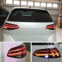 FARI FARI FANALI POSTERIA GOLF 7 AND GOLF 7.5 COLOR ROSSO FULL LED MATRIX DINAM