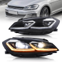 FARIES FOR GOLF 7.5 MK7.5 DAL 2017 AL 2020 LED AND DINAMICA BLACK EDITION