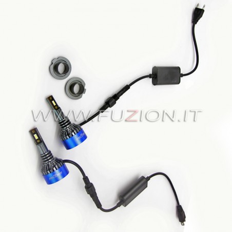 Lampadine LED Auto D2S 120W 20000LM - Canbus, Bianco 6500K, 2 Pezzi, Plug And Play, Per Sostituzione Xenon