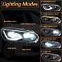 FARI FULL LED POUR GOLF 6 MK6 DAL 2008 AL 2014 LUCI ANTERI DRL DINAMICO STILE GOLF 8
