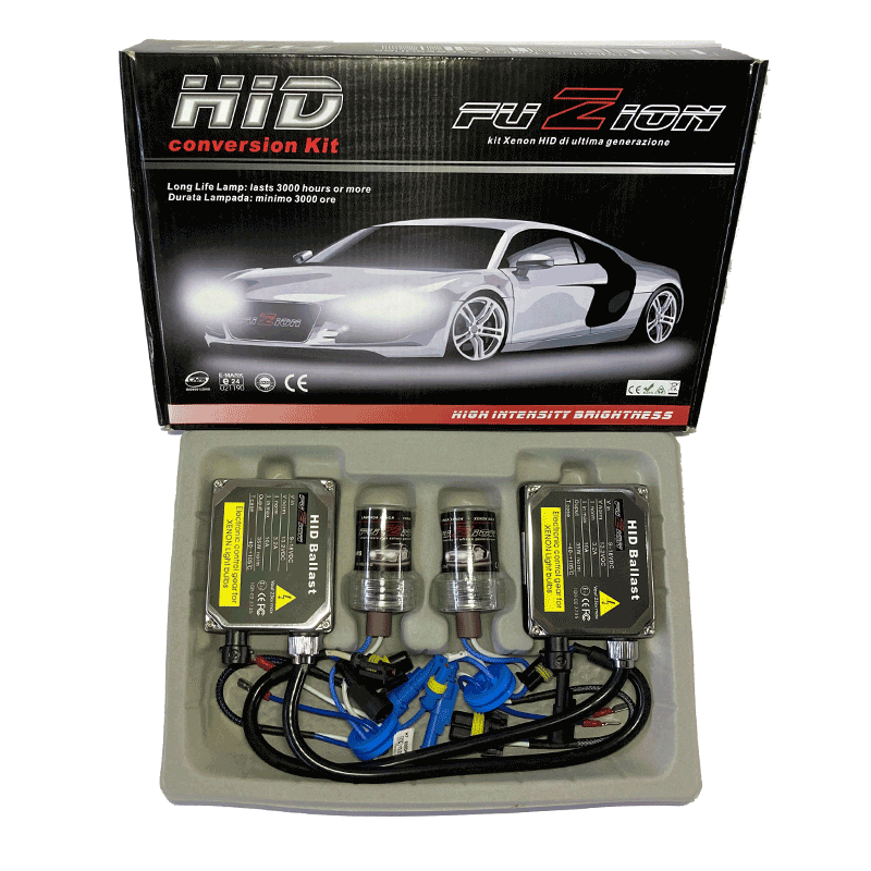 Kit Phares Xénon HID Bleu Iceberg Autovizion 35W, 8000K, Référence 9007/HB5 - Neuf Compact