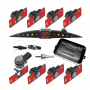Kit 8 voor / terug parkeersensoren met onzichtbaar LED-display