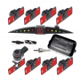 KIT 8 SENSORI DI PARCHEGGIO FRONTE/RETRO CON DISPLAY LED INVISIBILI