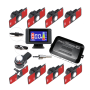 KITS 8 PREDNJI/ZADNJI PARKIRAČKI SENZORI S NEVIDLJIVIM LCD DISPLEJEM
