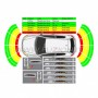KIT 8 SENSORI DI PARCHEGGIO FRONTE/RETRO CON DISPLAY LCD INVISIBILI