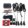 Kit 4 parkeersensoren met professionele onzichtbare slanke LED-display