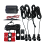 KIT 4 PARKING SENSORIES DISPLAY LED SLIM INVISIBILI FUZION