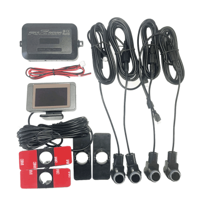 MWS - Kit 4 Sensori Parcheggio Display Led Cicalino Acustico - Nero - Foto 3