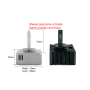 D5S 6000K LED LAMPS FROM XENON TO LED MATRIX 12000 LUMEN PLUG & PLAY FUZION