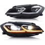 Lichten voor Golf 7.5 MK7.5 2017 2018 2019 2020 Editie Zwart Volledige LED