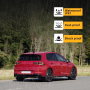 SET FANALI POSTERIORI LED iQ STILE VW GOLF 8 VIII LED AFTERMARKET FUME'