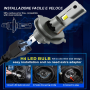 H4 H19 BI-LED-lampkit 12/24 V 1: 1 EasyPro Plug & Play CANBUS FUZION