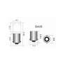 BA9S T4W 12V 4W Halogeen Super White Pro + Xenon HID-effect