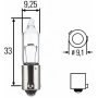 H21W Bay9S 12V 21W halogeen Super White Pro + Xenon HID-effect