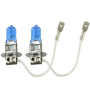 H3 PK22S 12V 15/55W Halogeen Super White Pro + White 6000K Xenon Effect