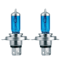 H4 P43t 12V 60/55W ALOGENE SUPER WHITE PRO+ BIANCO 6000K EFFETTO XENON