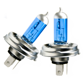H5 R2 P45T 12V 60/55W Halogeen Super White Pro + White 6000k Xenon-effect
