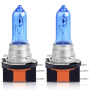 H15 PGJ23T-1 12V 15/55W Halogeen Super White Pro + White 6000K Xenon Effect