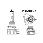 H15 PGJ23T-1 12V 15/55W Halogeen Super White Pro + White 6000K Xenon Effect