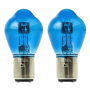 B35 BA20D 12V 35 / 35W Halogeen Super White Pro + White 6000k Xenon Effect