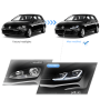 FARI GOLF 7 CROMATI STILE 7.5 LED INTEGRATI DRL AND FRECCIA DINAMICA